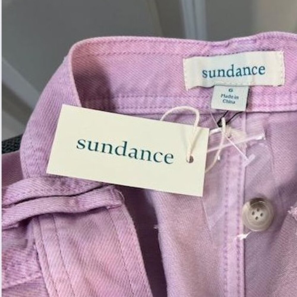 Sundance Rhodes Pants with Embroidery in Lavender – Size 6 – NWT - Picture 6 of 7